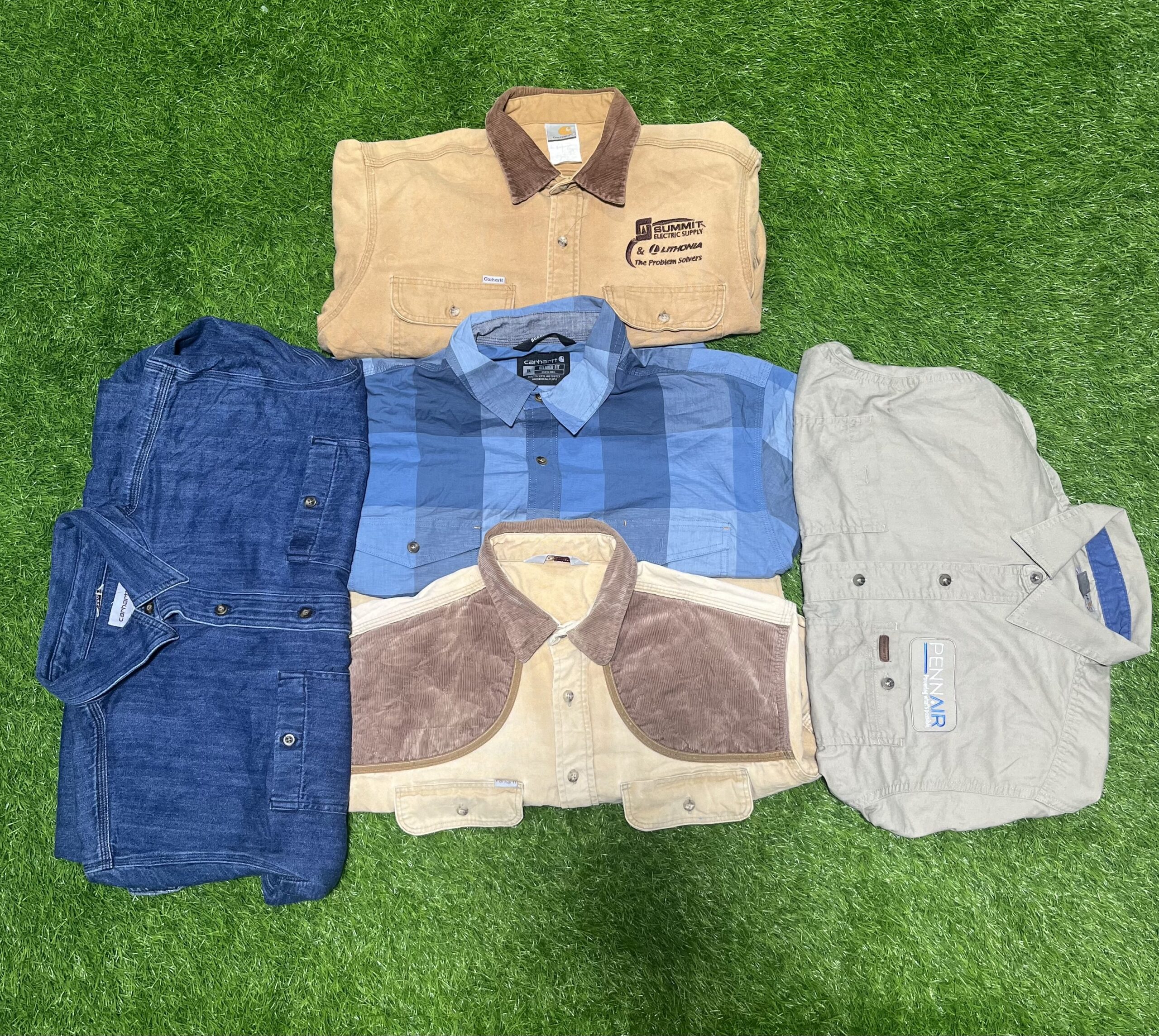 Carhartt Shirt Workwear and Mix Fabric 42 PCS Image W1